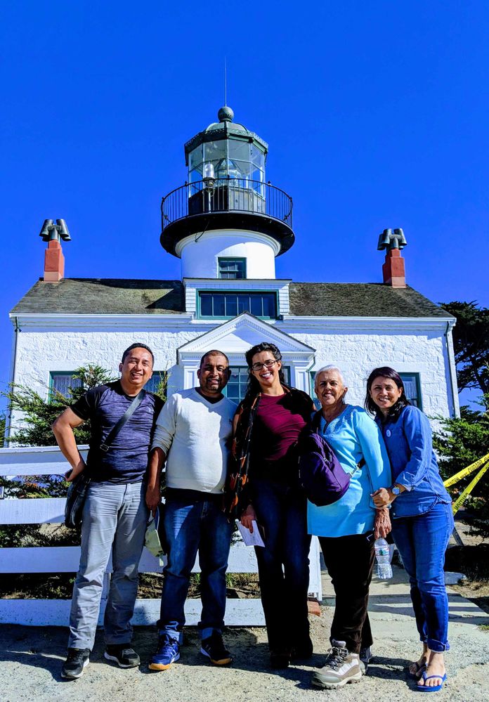 #TeamSequoia in front of Point Pinos Lighthouse