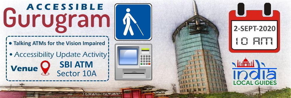 Accessible Gurugram Talking/Voice ATMs