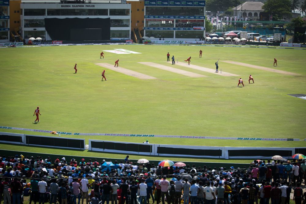 Action from the Galle Fort rampart