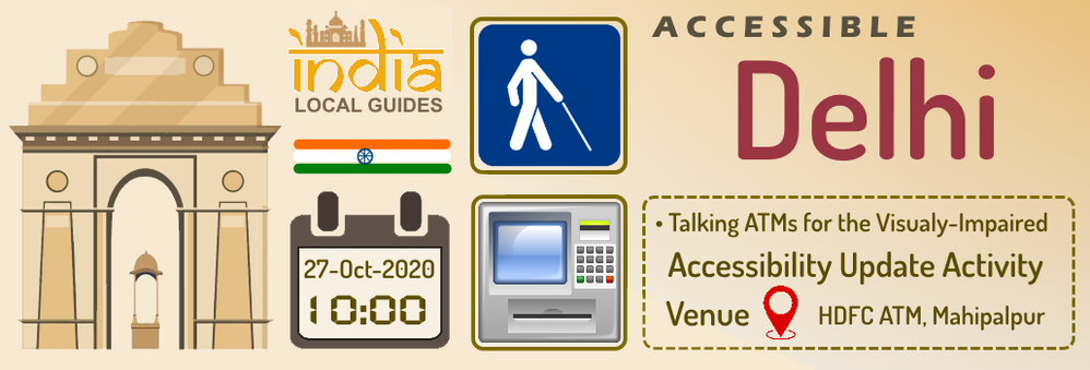 Accessible Delhi Meetup - Check Voice ATMs