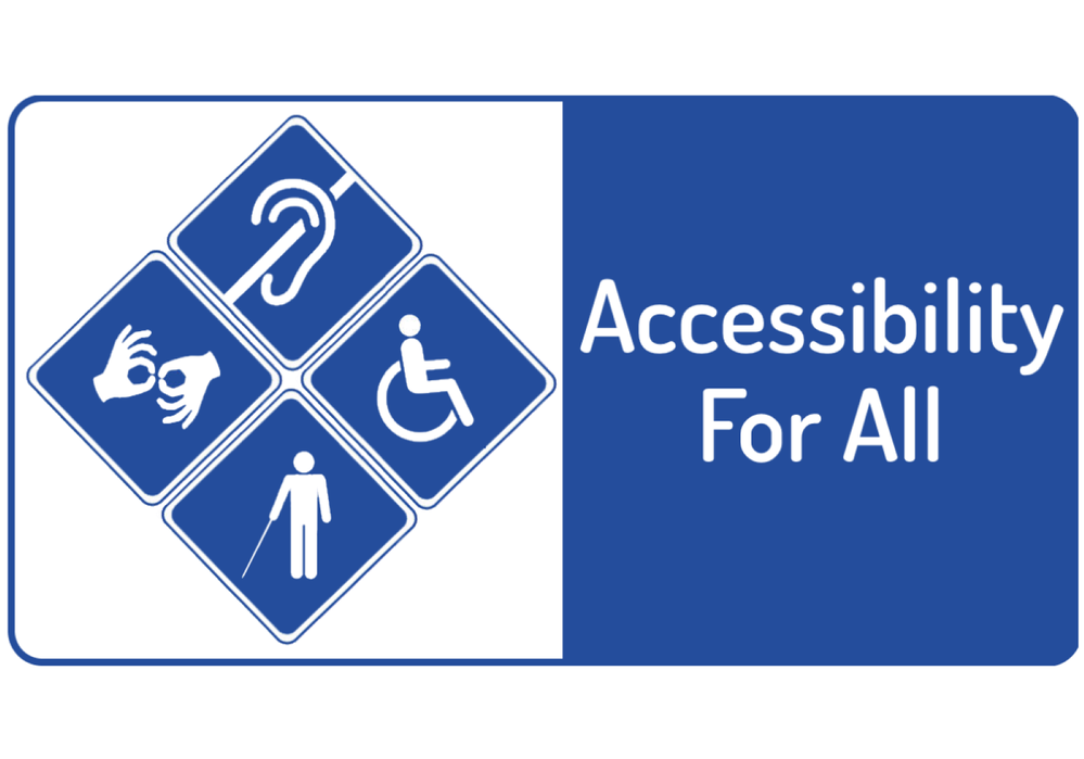 Caption: The Accessibility For All Logo Designed Using Paint.Net by Local Guide @Tushar_Suradkar
