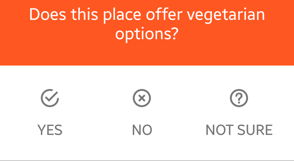 Vegetarian Options :)