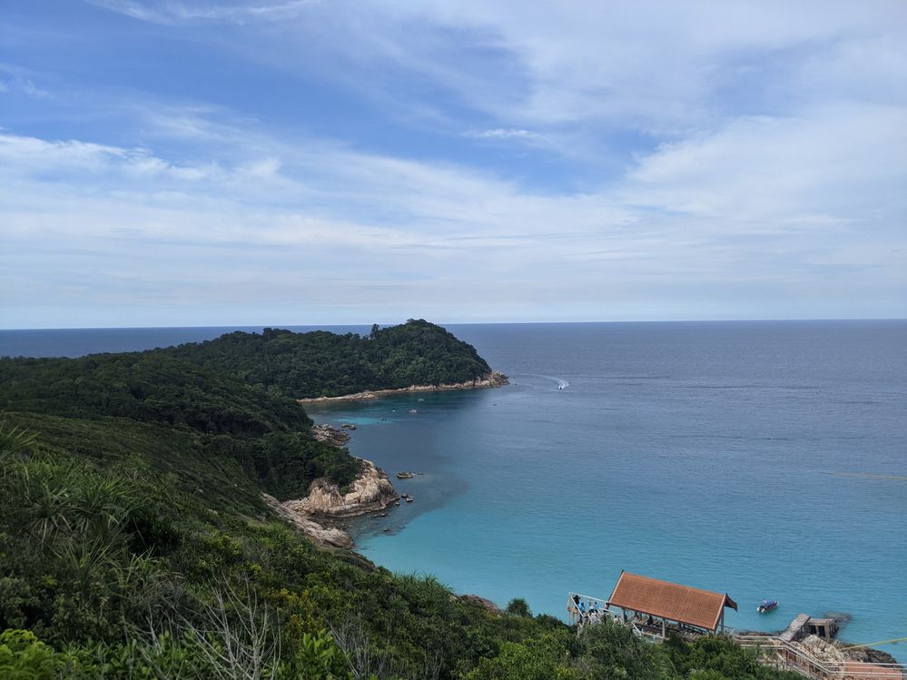 A view from Hill top at Perhentian Island