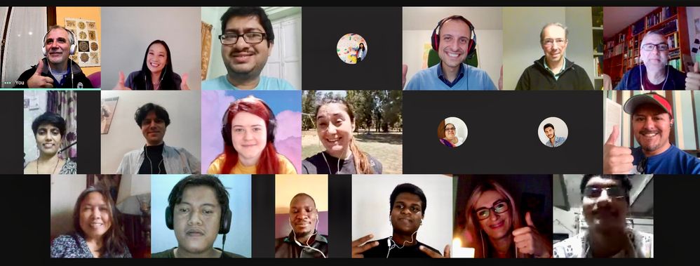Caption:  Happy Local Guides who attended  November 15, 2020's HOW TO SERIES: Create Local Guides Virtual Meet-up Invite Talk meet-up. Screenshot: @ermest