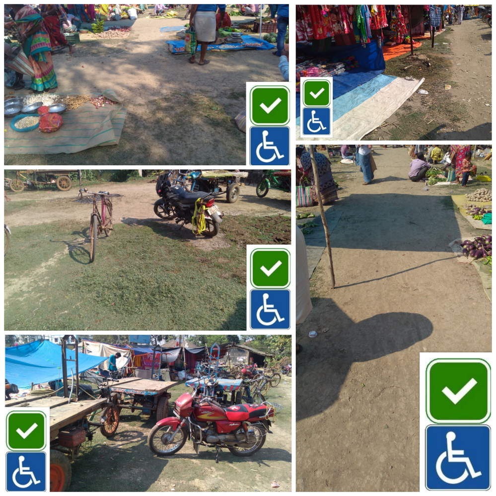 Caption: Collage of accessible areas which were captured during the meet-up