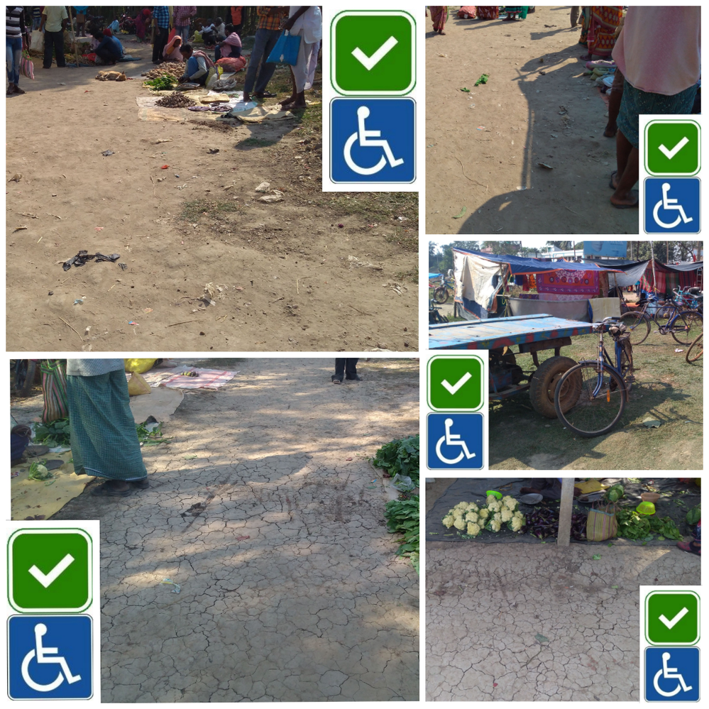 Caption: Collage of accessible areas which were captured during the meet-up
