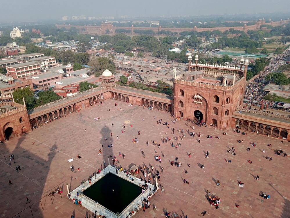 View from the Jama Masjid Minaret, photo by local guide @Tushar_Suradkar