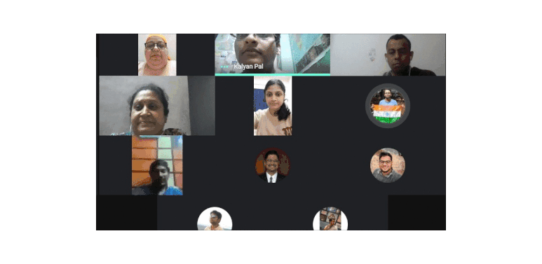 Caption: gif of all attendees on the meet-up and screenshots were taken during the meet-up. Screenshot: Local Guide @PritishB