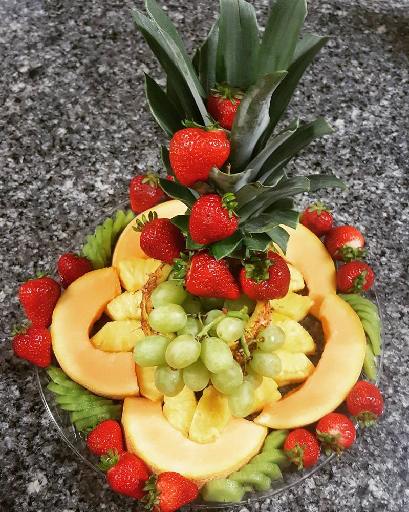 My fruit platter I made for a dinner at my house