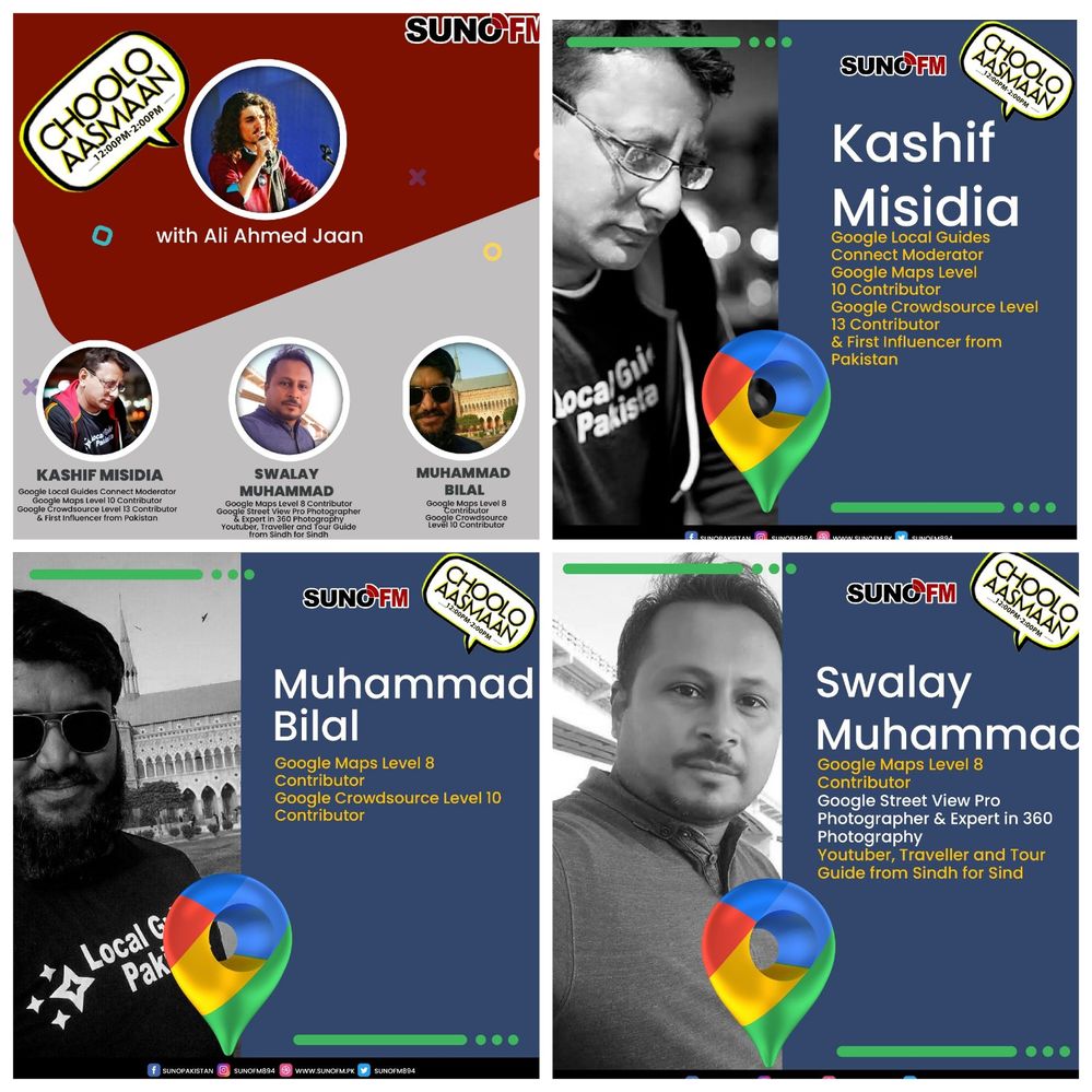 Posters Created by the Social Media Team of Suno FM to Promote the session