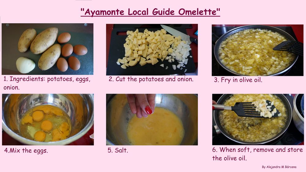 Caption: Part 1 Spanish Omelette Recipe (LG @AlejandraMaría)