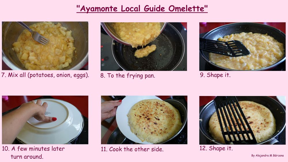 Caption: Part 2 Spanish Omelette Recipe (LG @AlejandraMaría)