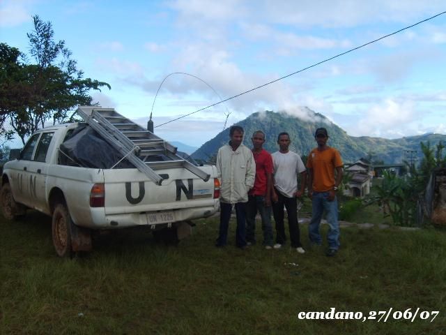 UN staff on duty at Atsabe regoin