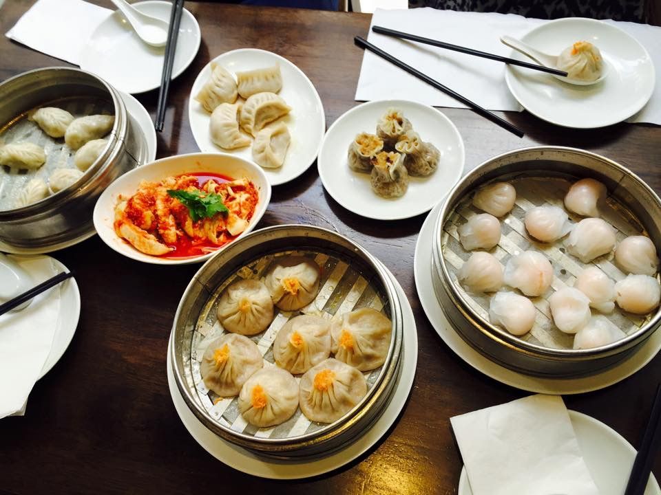 Caption: A photo of assorted dishes from Dim Sum Garden in Philadelphia. (Local Guide Serge Kozhukhar)