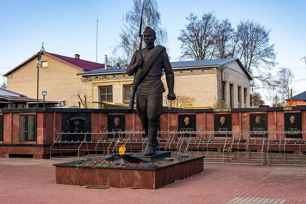 Monument to the residents of Myshkin who died in the Great Patriotic War