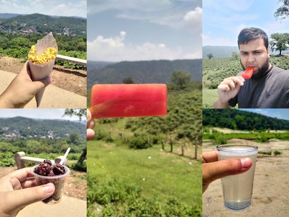 icecream, jhal-muri, lemon juice, pickles in nature by SabbirShawon