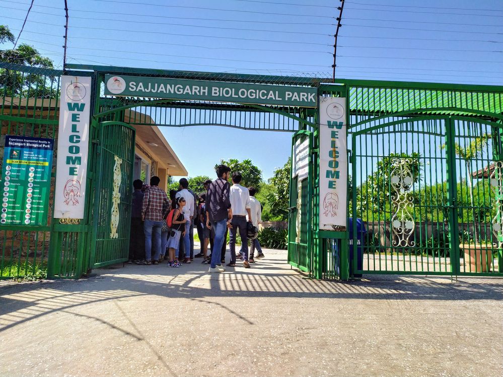Caption: Accessible entrance of Sajjangarh Biological Park