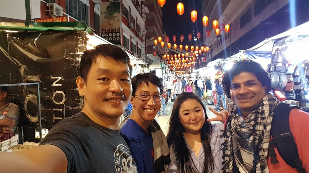 We finally got to Chinatown market street (Petaling Street) #WhereIsPavel