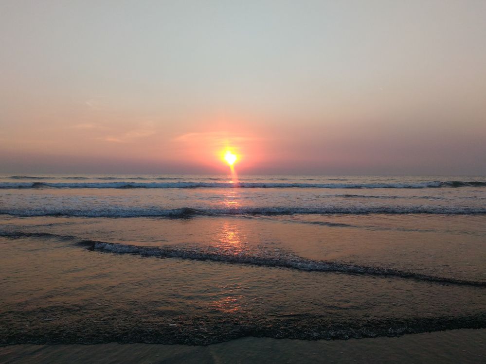 A Sunset at Konkan, Maharashtra