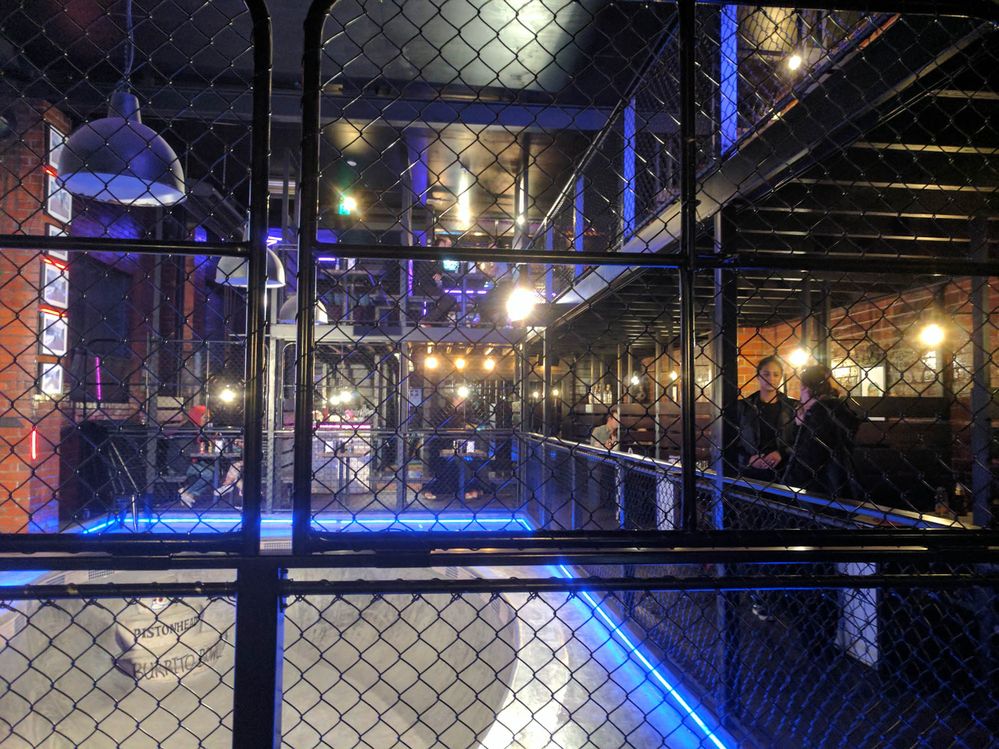 caged skate bowl