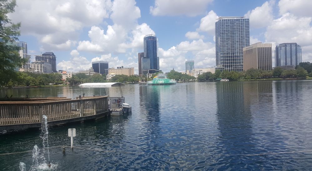 Lake Eola in downtown Orlando
