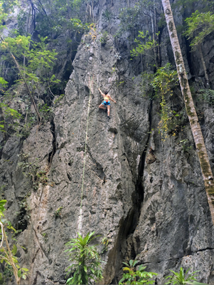 Me trying out a route in Entalula