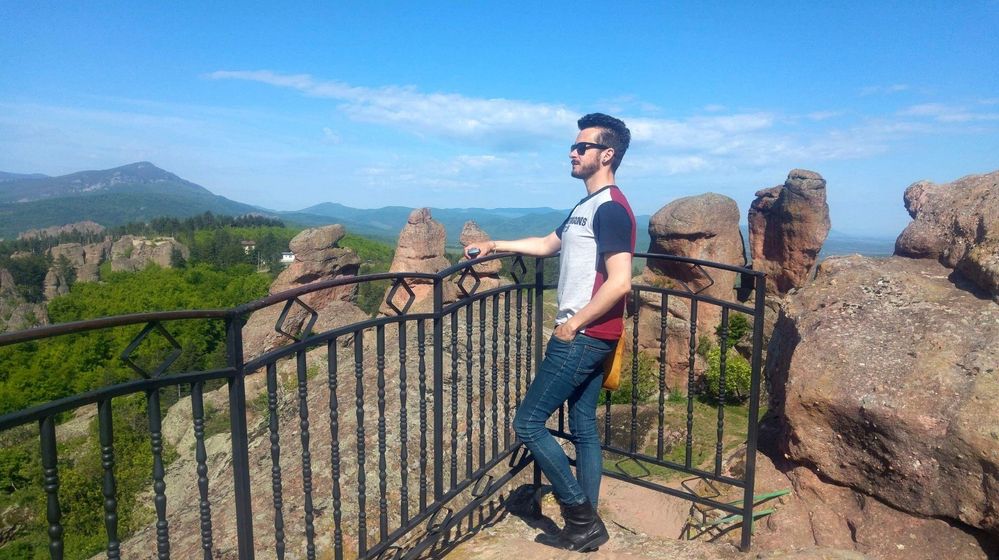 Caption: A photo of me looking over the Belogradchik Rocks in Bulgaria. (Local Guide @BorrisS)