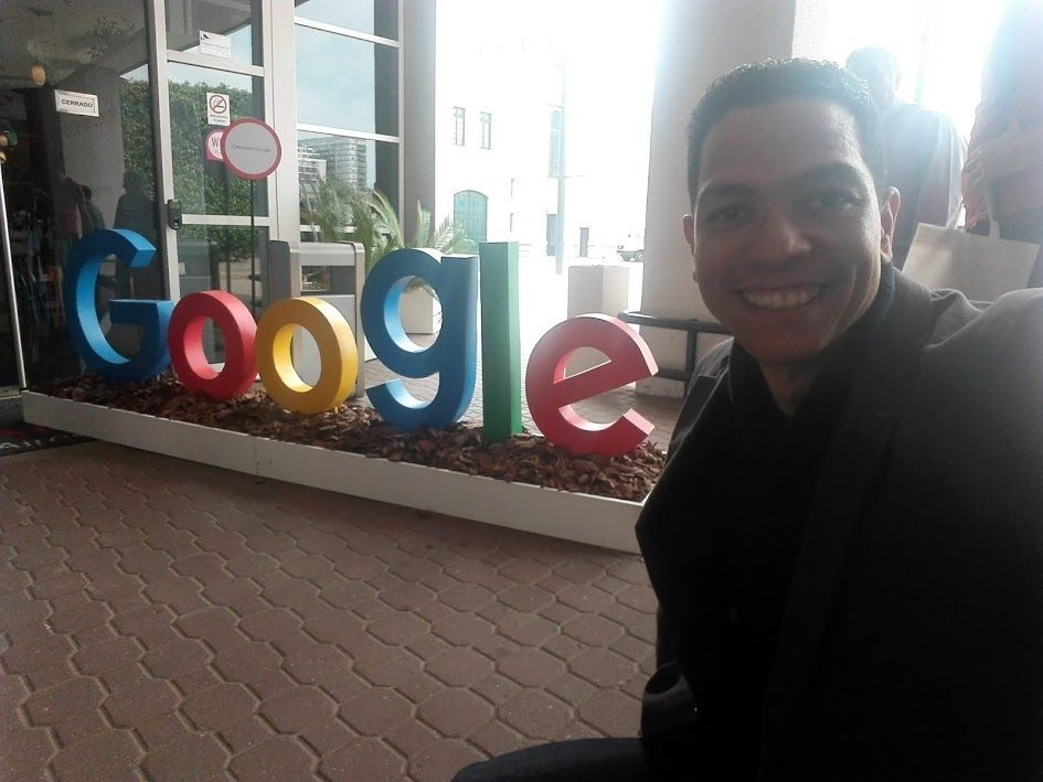 Iván Briceño en evento de Google Argentina (crecé con Google)
