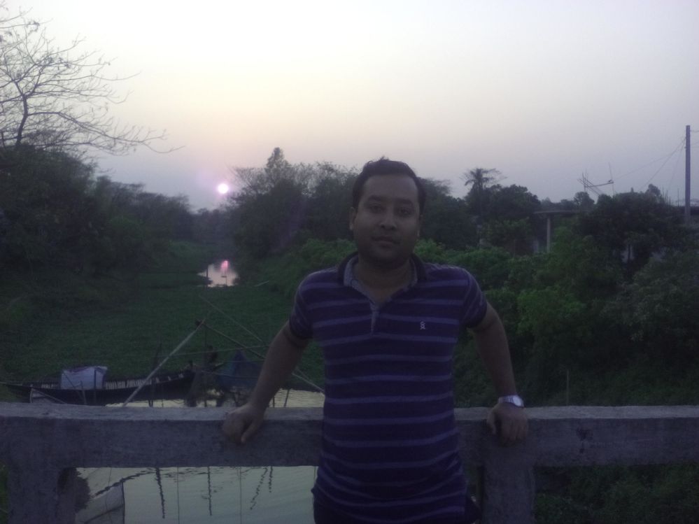 Sunset at Sreenagar, Munshiganj