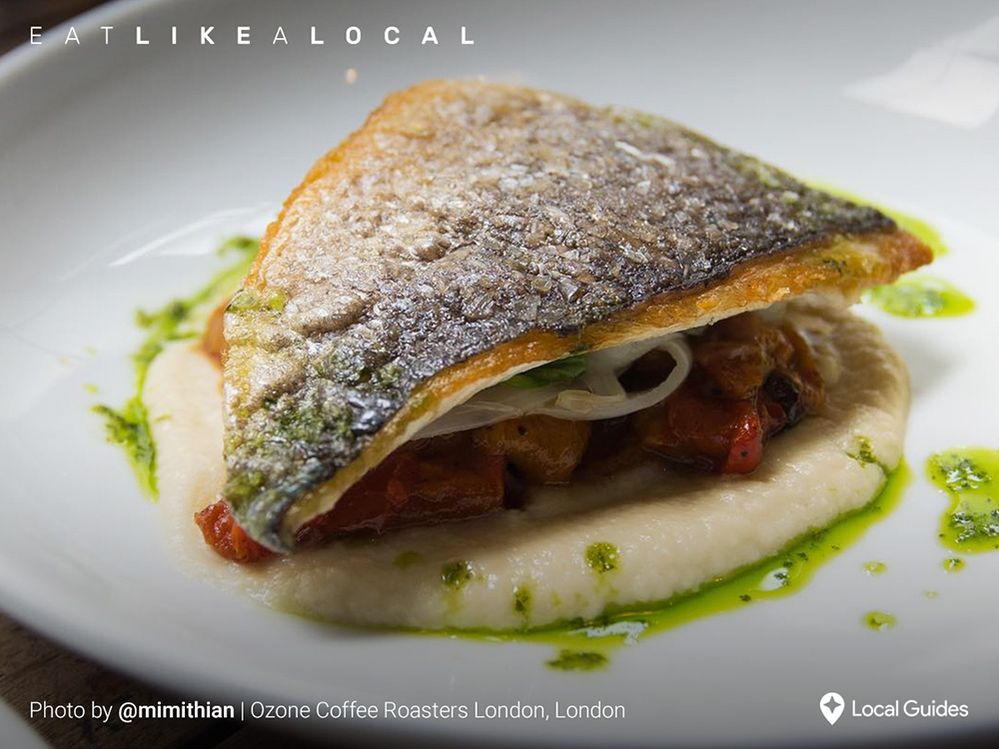 Yummy fish at Ozone Coffee Roasters London (London) by @mimithian