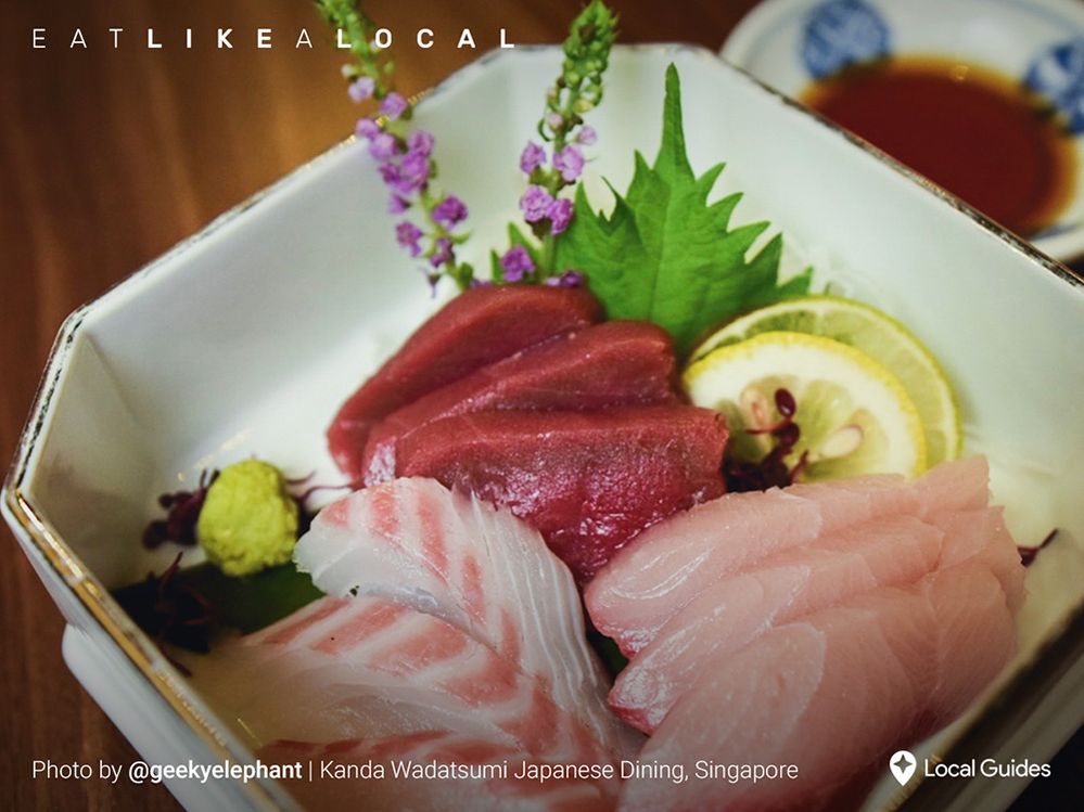 Sashimi platter at Kanda Wadatsumi Japanese Dining (Singapore) by @geekyelephant