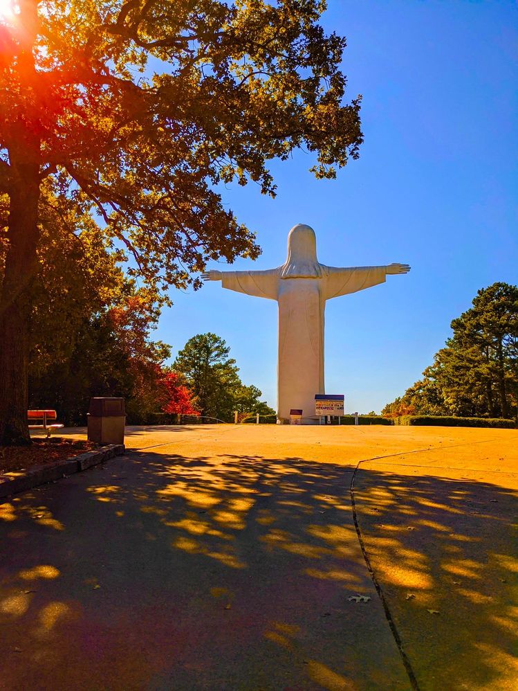 Photo of Christ of The Ozarks by Local Guide lynneannec