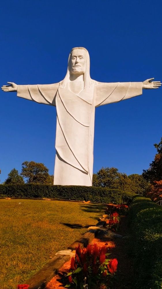 Photo of Christ of The Ozarks by Local Guide lynneannec