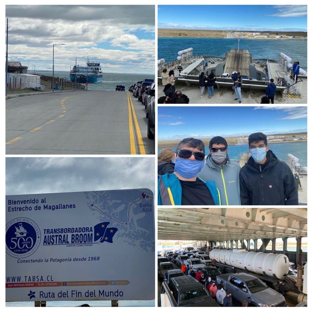 Caption: Cruzando el estrecho de Magallanes - Bahía Azul - Chile (Local Guides @FaridTDF)