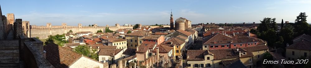 Cittadella - panoramic view from the wall