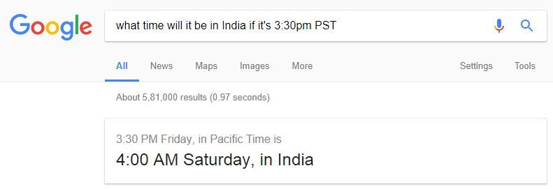PST Time  conversion to indian time
