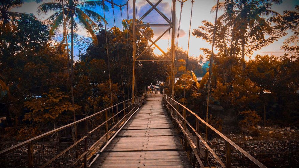 Jembatang Gantung Beloi, Viqueque, Timor-Leste