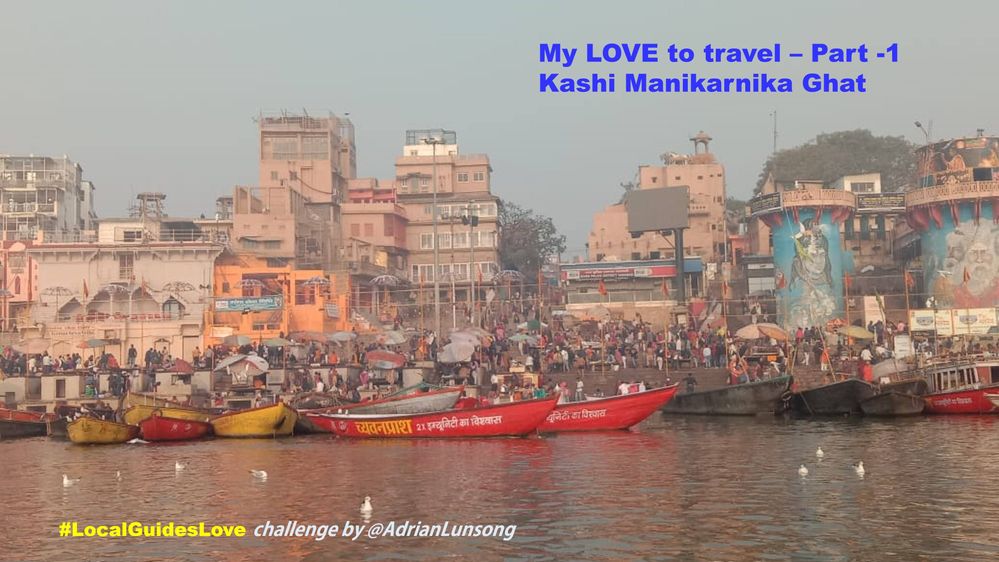 Photo of kashi Varanasi Ghat  taken from Boat
