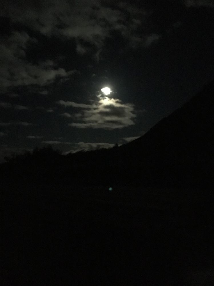 La luna llena antes del regreso