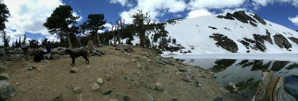 Saint Mary's Glacier Lake.