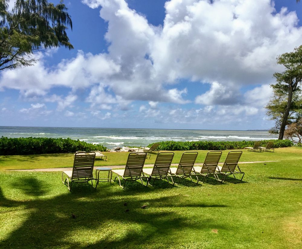 Morning View, Kauai Coast Resort at the Beachboy, Kapaa, Kauai, Hawaii, August 2017