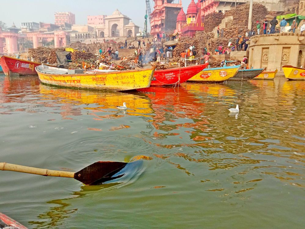The waves of Ganga never say Good bye say Come again