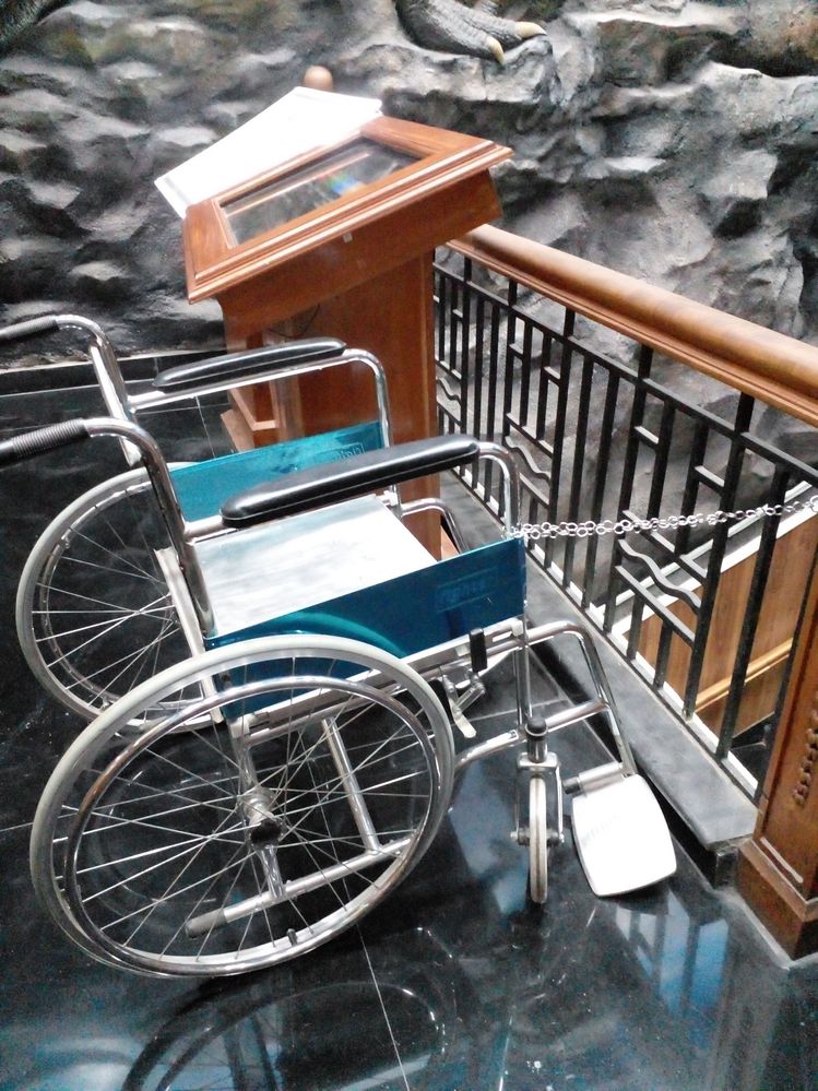Additional wheelchair at the first floor