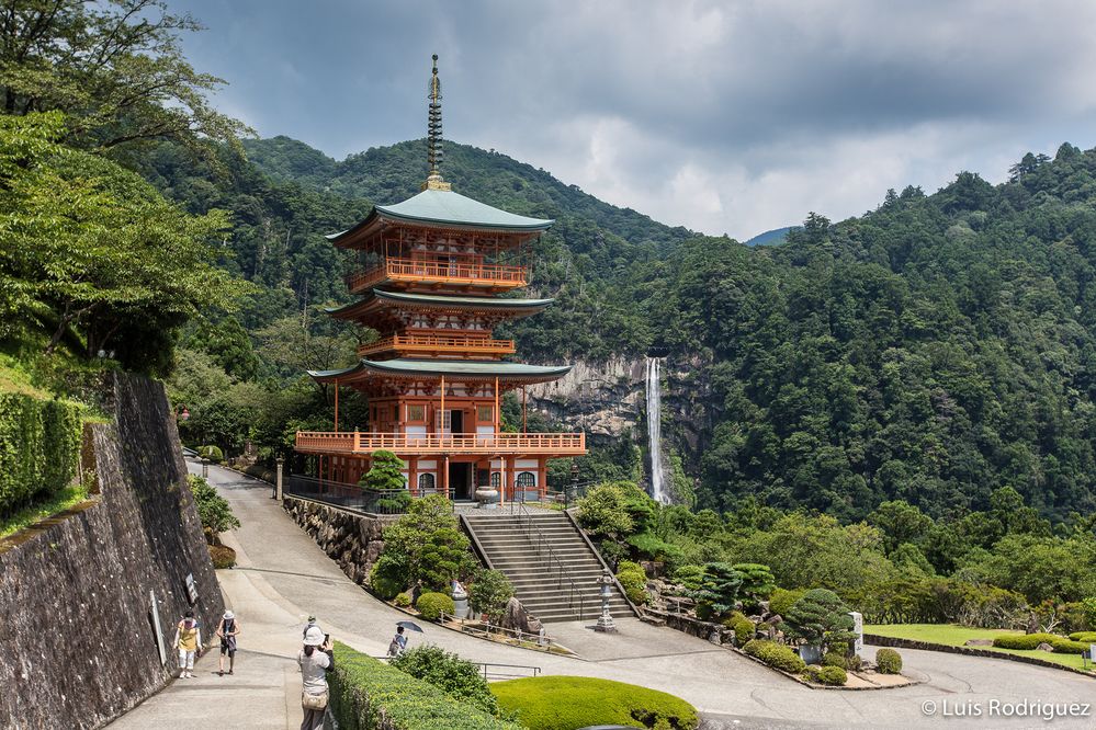 Nachi Falls, part of the Kumano Kodo pilgrimage route and an UNESCO World Heritage site.