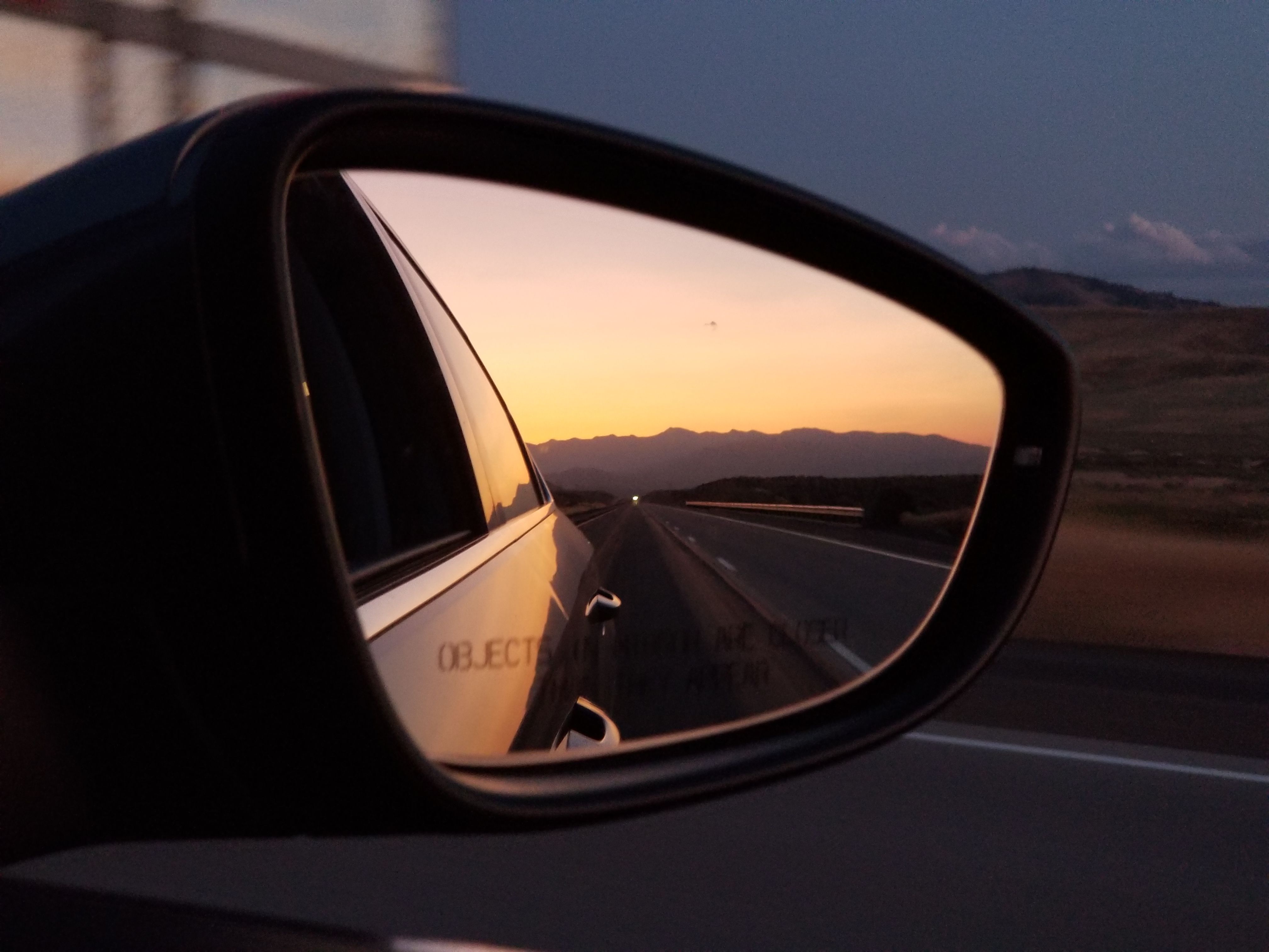 Captured the sunset on I84 heading to Idaho