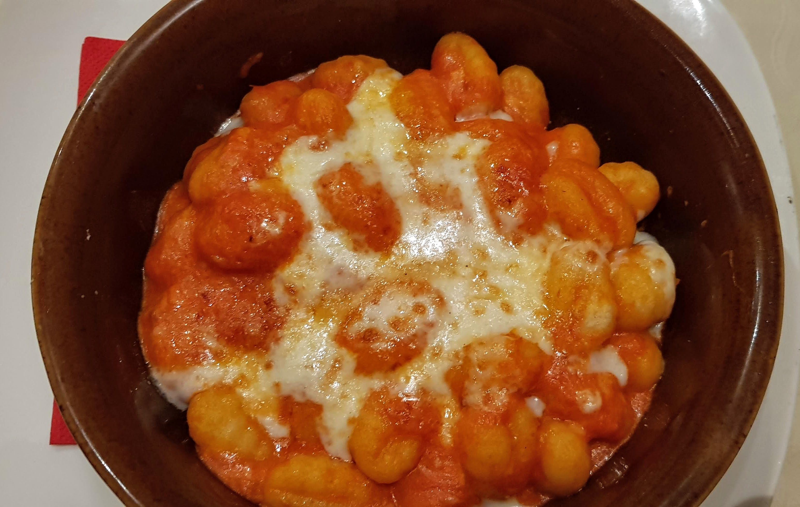 Caption: Gnocchi with tomato sauce and parmesan cheese (Local Guide Petra_M)