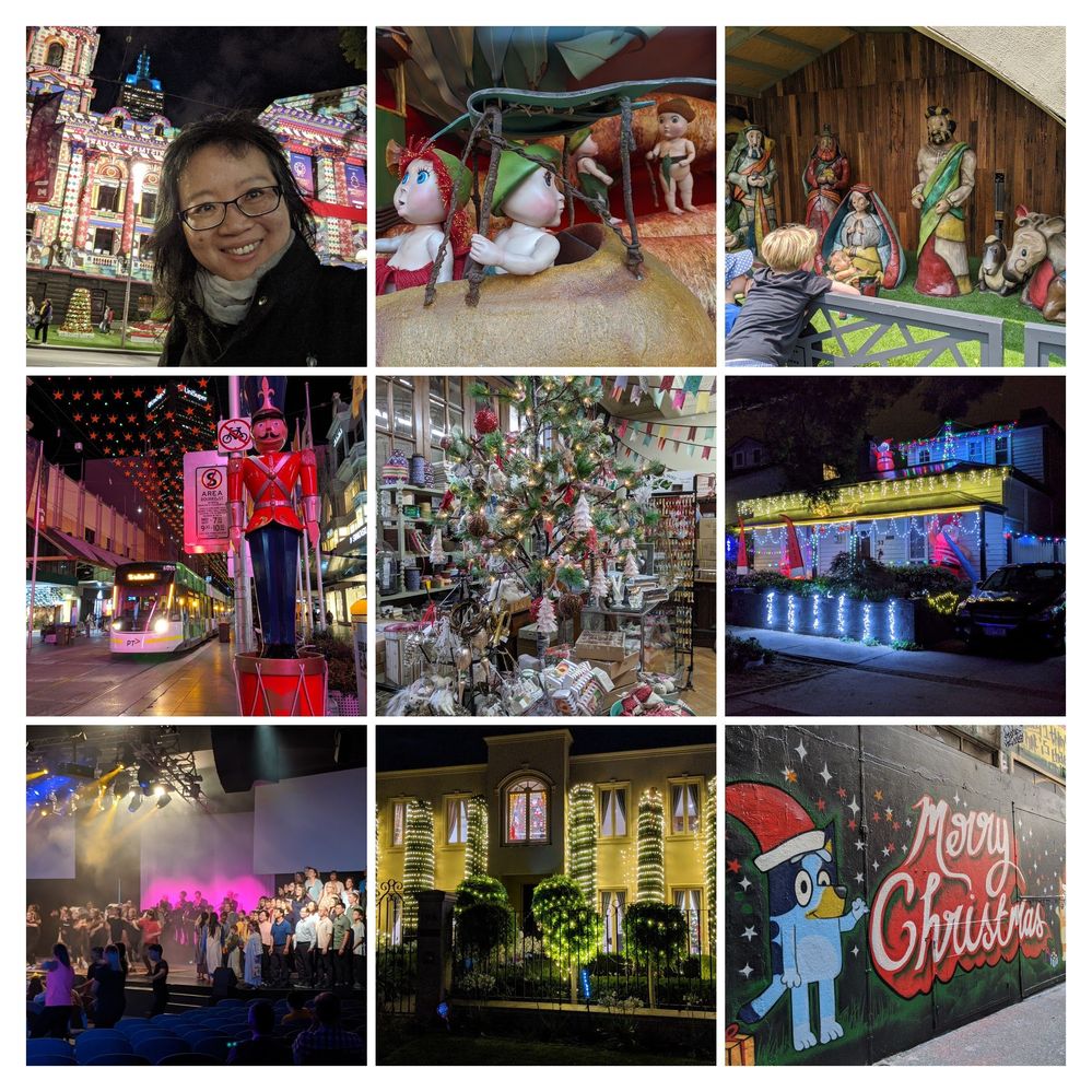 Christmas in Melbourne - lights camera action