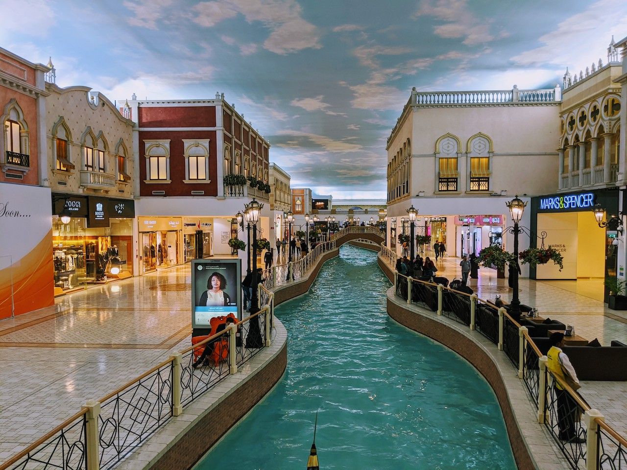 Canal in Villaggio Mall - 10 January 2020