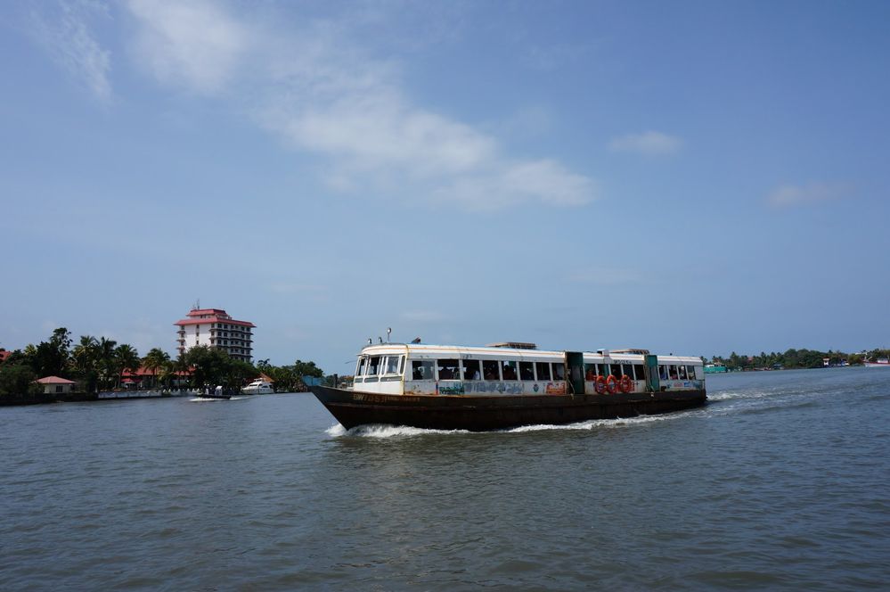 The picturesque ferry cruise (about 20 mins) which costs on Rs4, which was about USD 0.06.