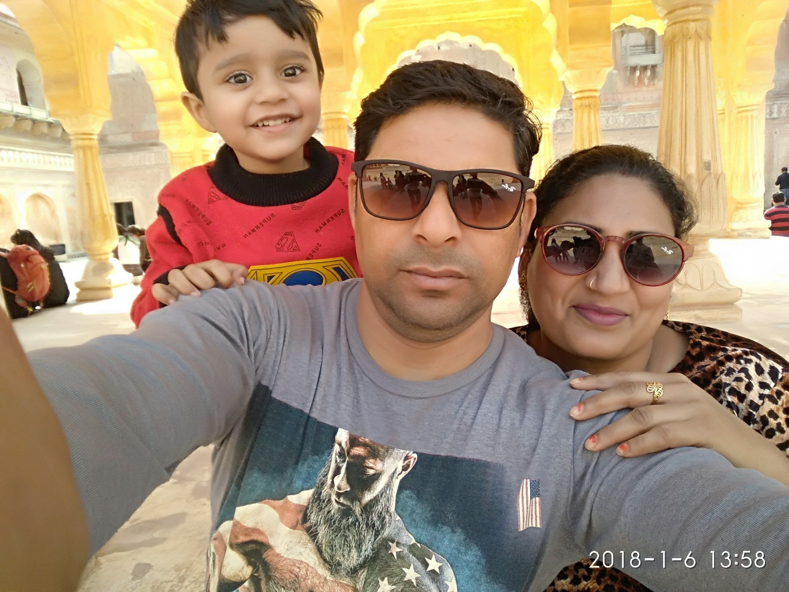 Family  Photo Jaigarh fort Rajasthan